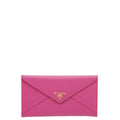 Prada Fuchsia Vitello Move Envelope Slim Wallet