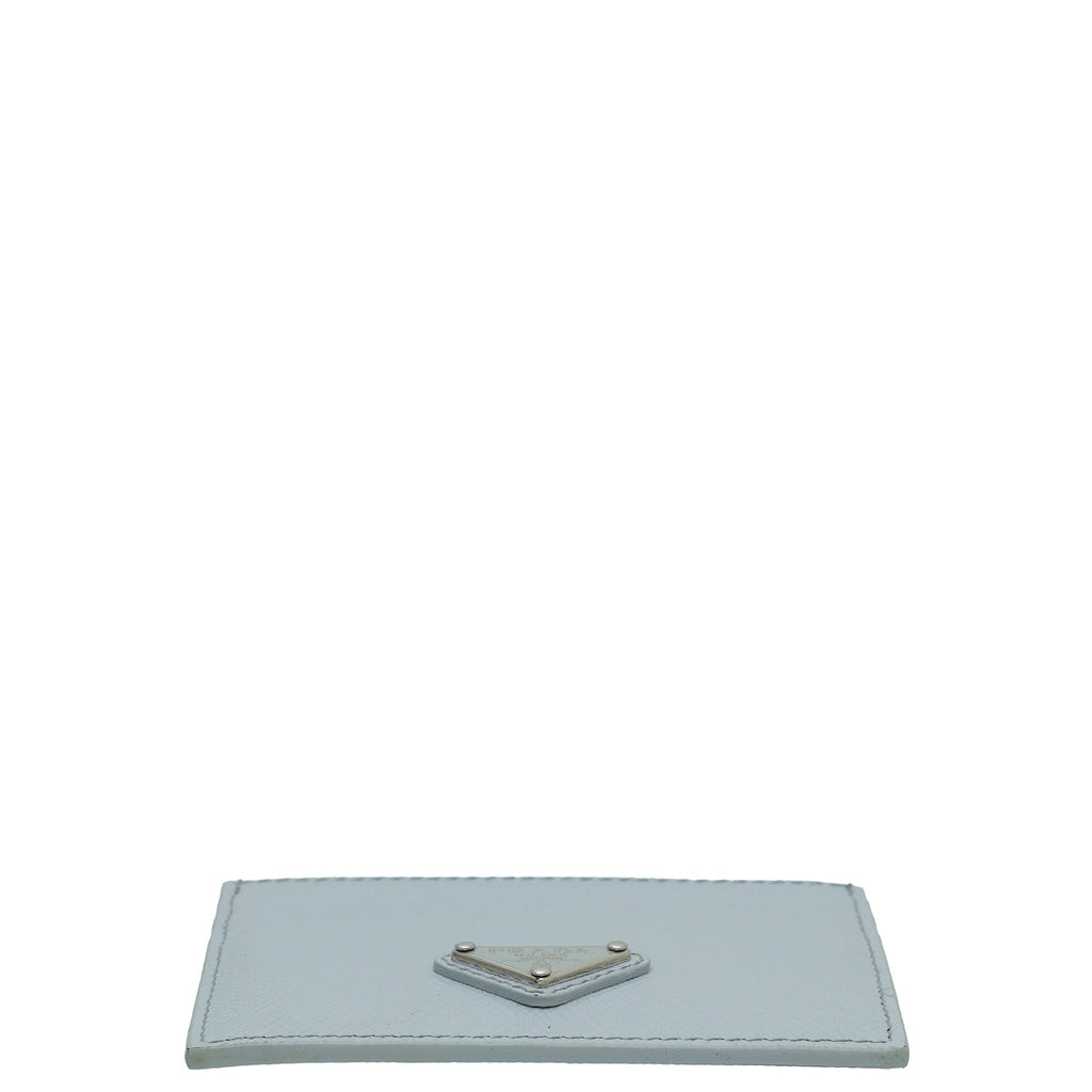 Prada Grey Lilac Card Holder