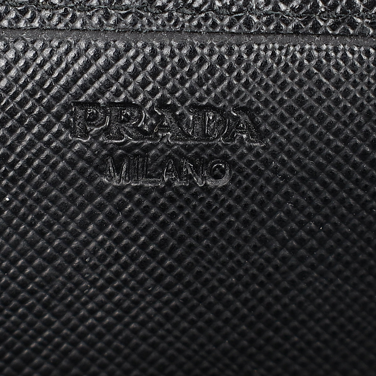 Prada Black Lux Continental Long Wallet