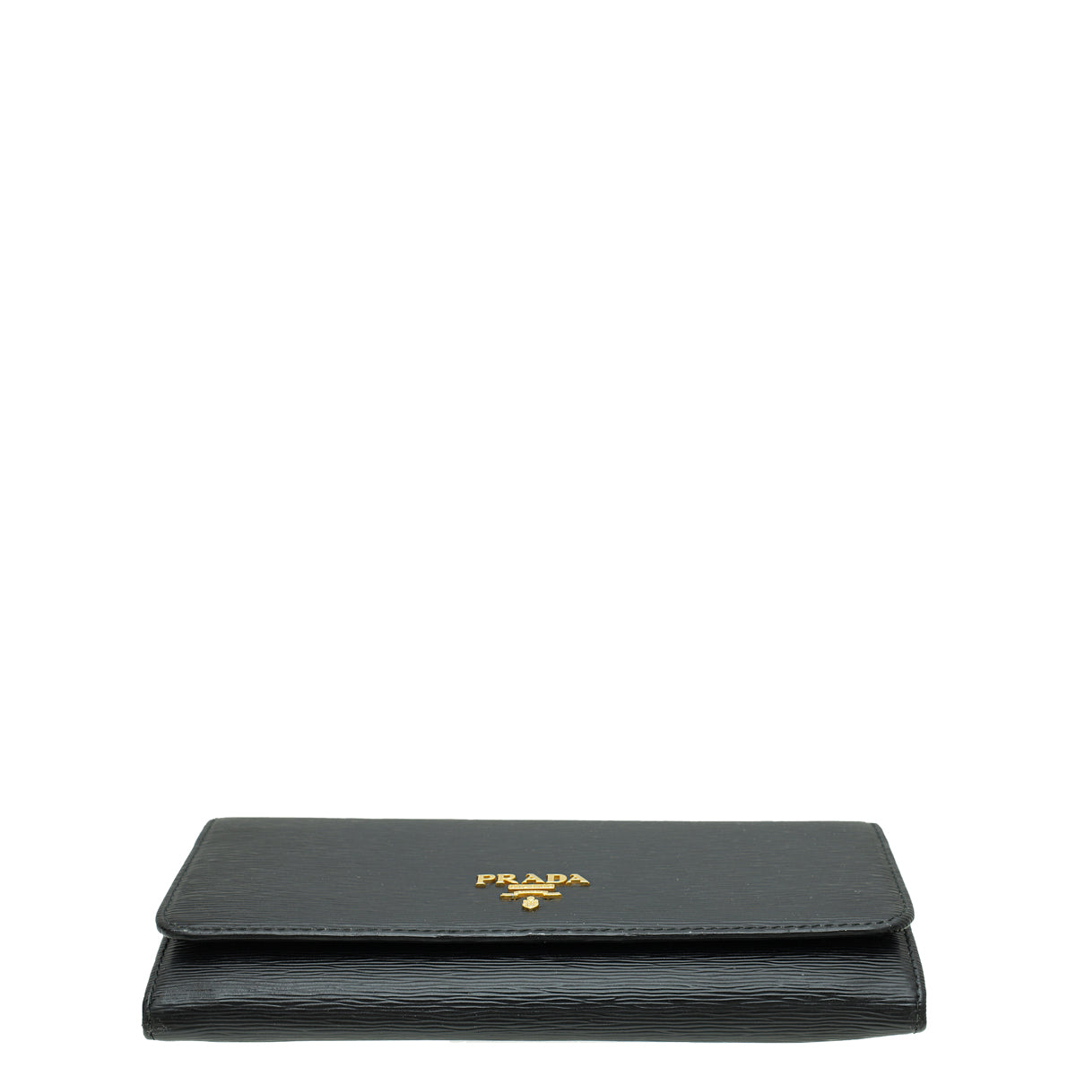 Prada Vitello Move Leather Continental Wallet
