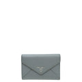Prada Gray Cuir Envelope Trifold Wallet