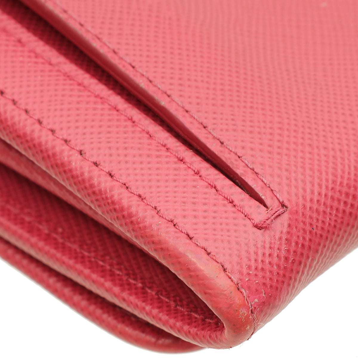 Prada Pink Lux Bow Continental Wallet