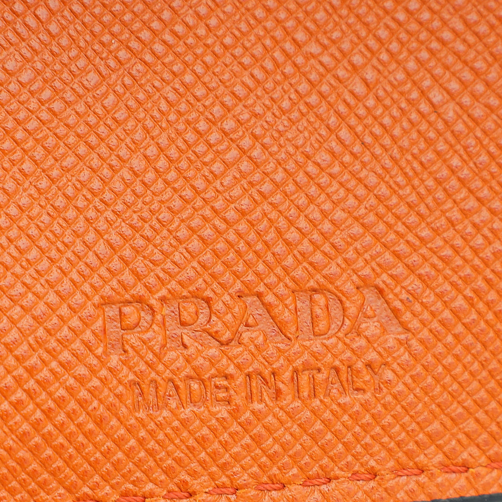 Prada Bicolor Bifold Mens Wallet
