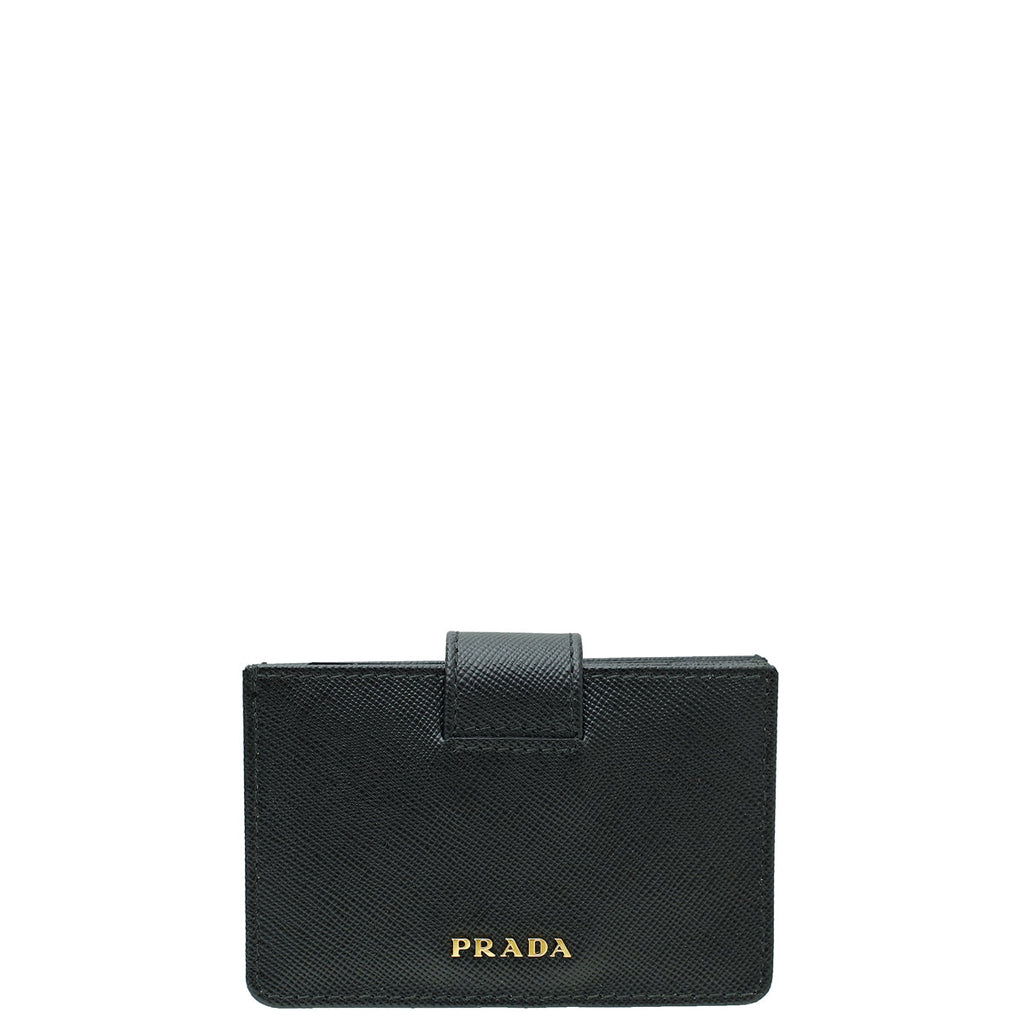 Prada Black Business Card Holder