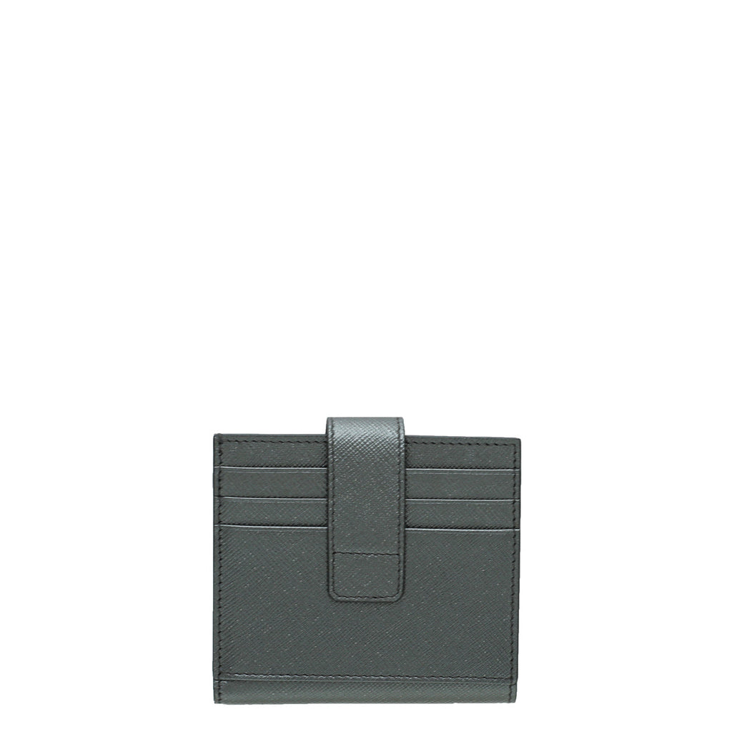 Prada Bicolor Bifold Card Holder
