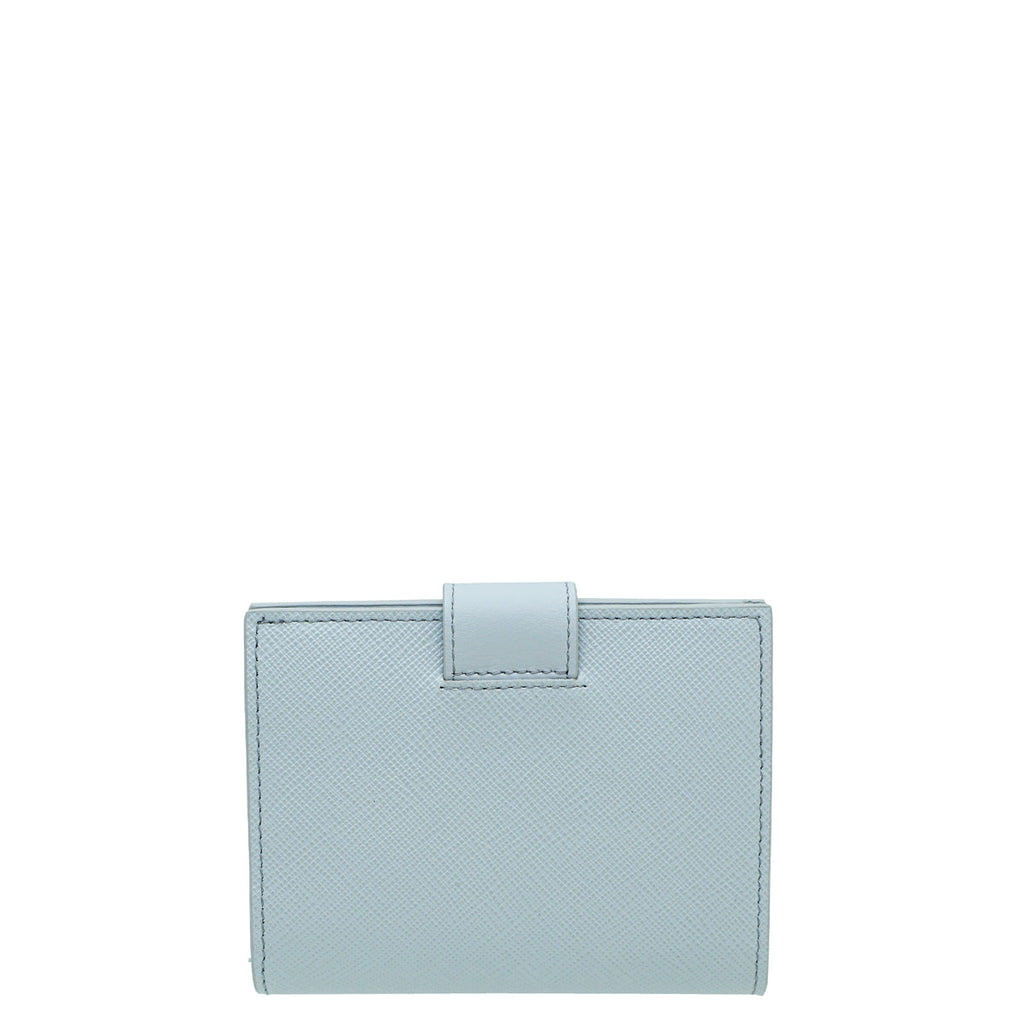 Prada Fiordaliso Blue Small Wallet