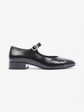 Chanel Chanel Mary Jane Pumps Black / Gold Leather EU 36.5 UK 3.5