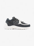 Chanel CC Trainer Black / White Suede EU 39.5 UK 6.5