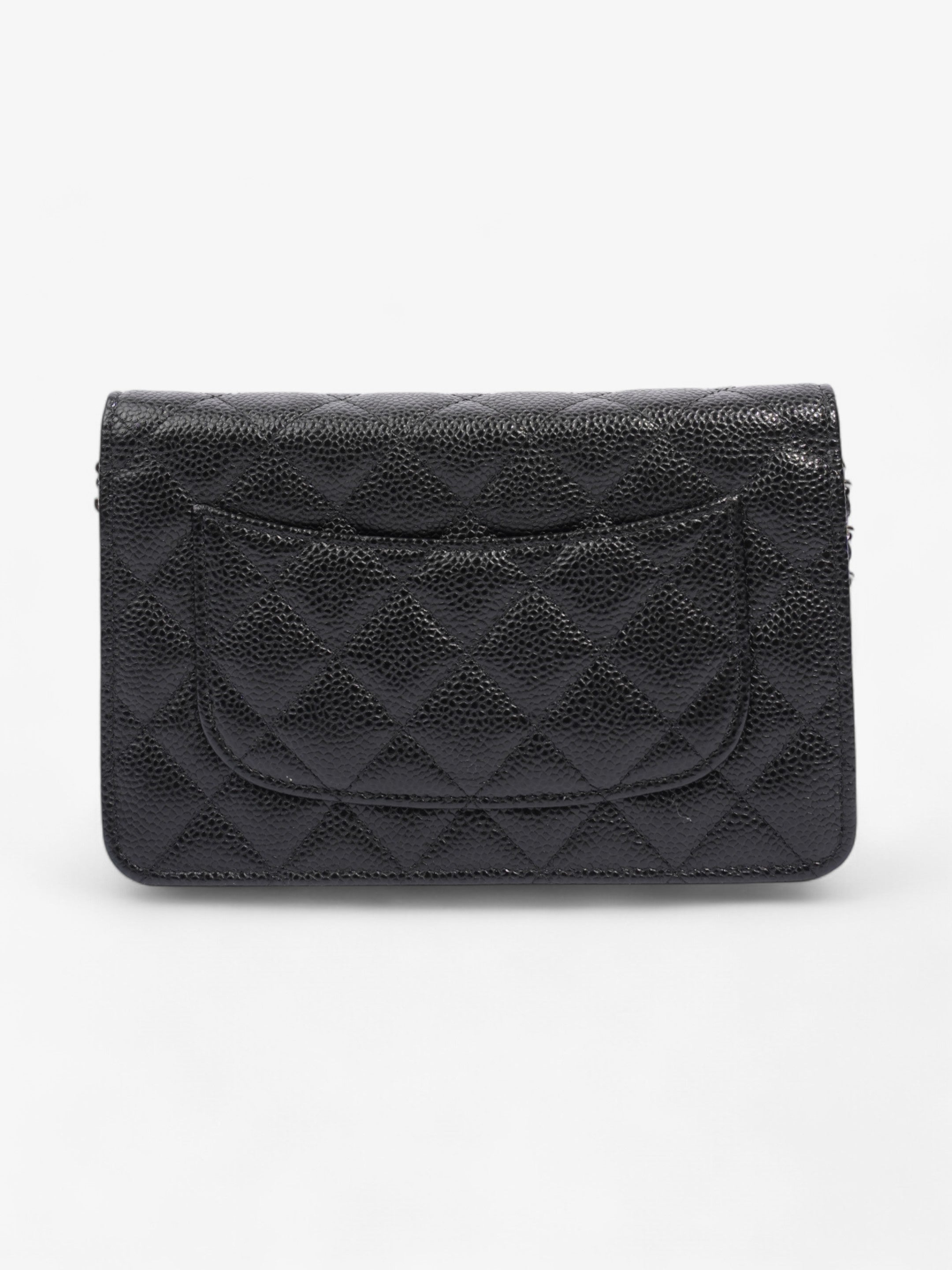 Chanel Wallet On Chain Black Caviar Leather