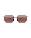Maui Jim Unisex Square/Rectangle Black Black Rose Fashion Designer Eyewear
