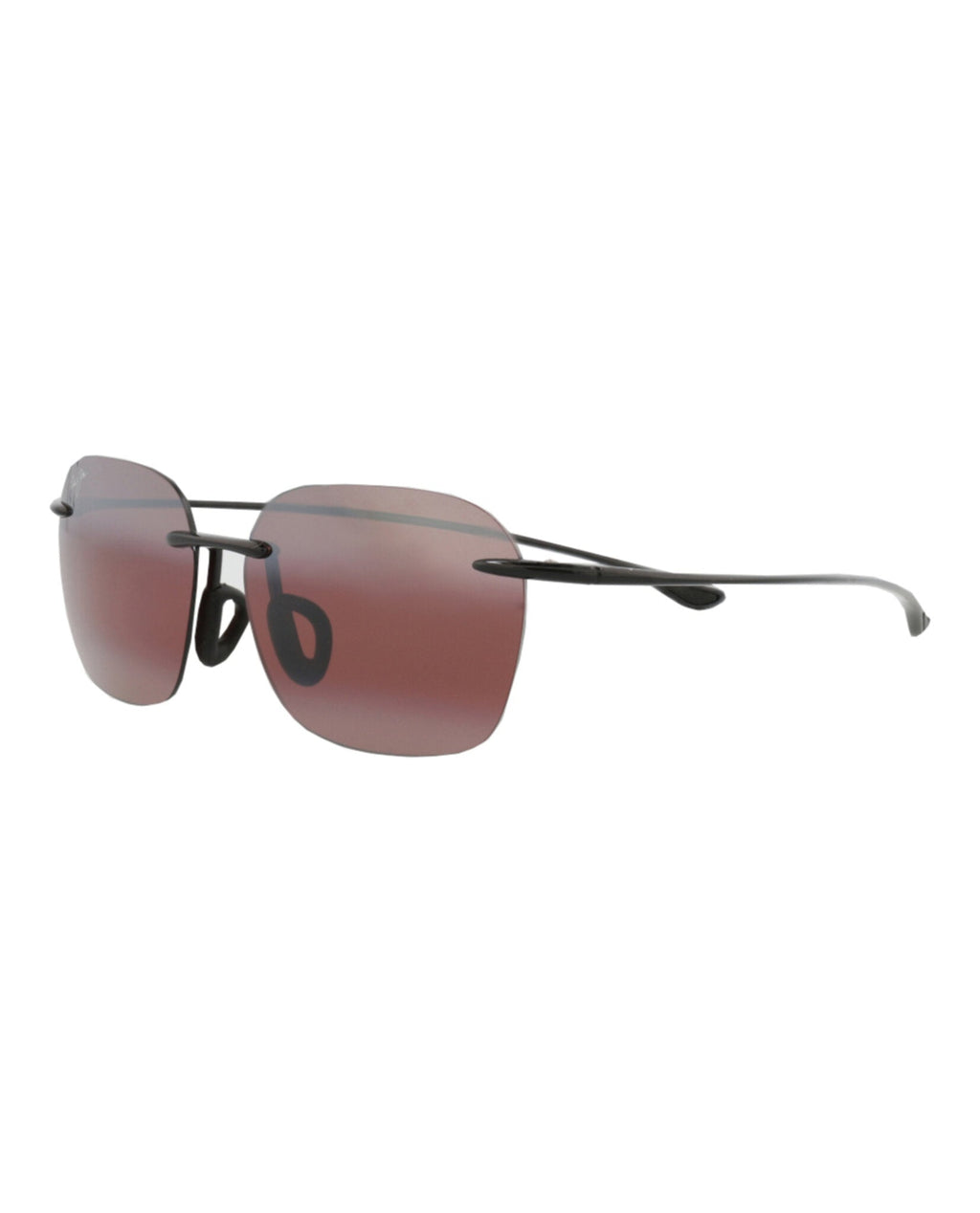 Maui Jim Unisex Square/Rectangle Black Black Rose Fashion Designer Eyewear