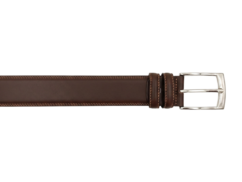 Renato Balestra Brown Stiching Mens Adjustable Belt-40