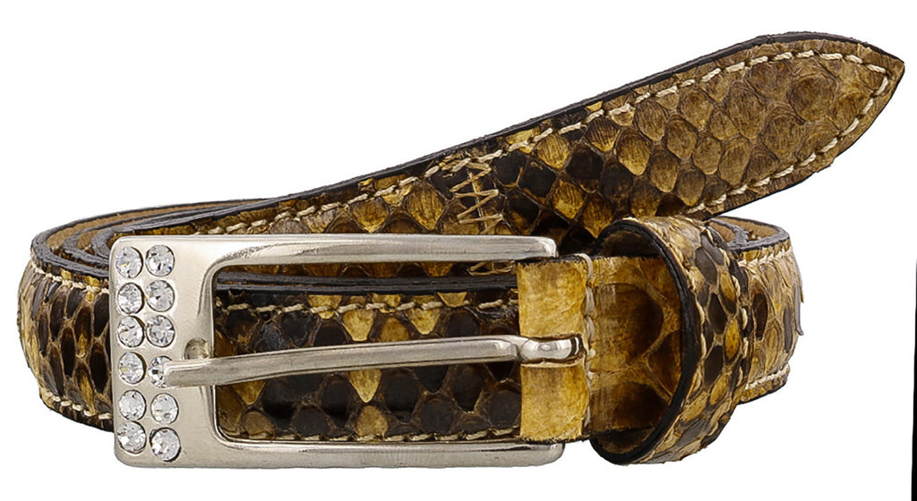Renato Balestra Calamaria Python Leather Womens Belt