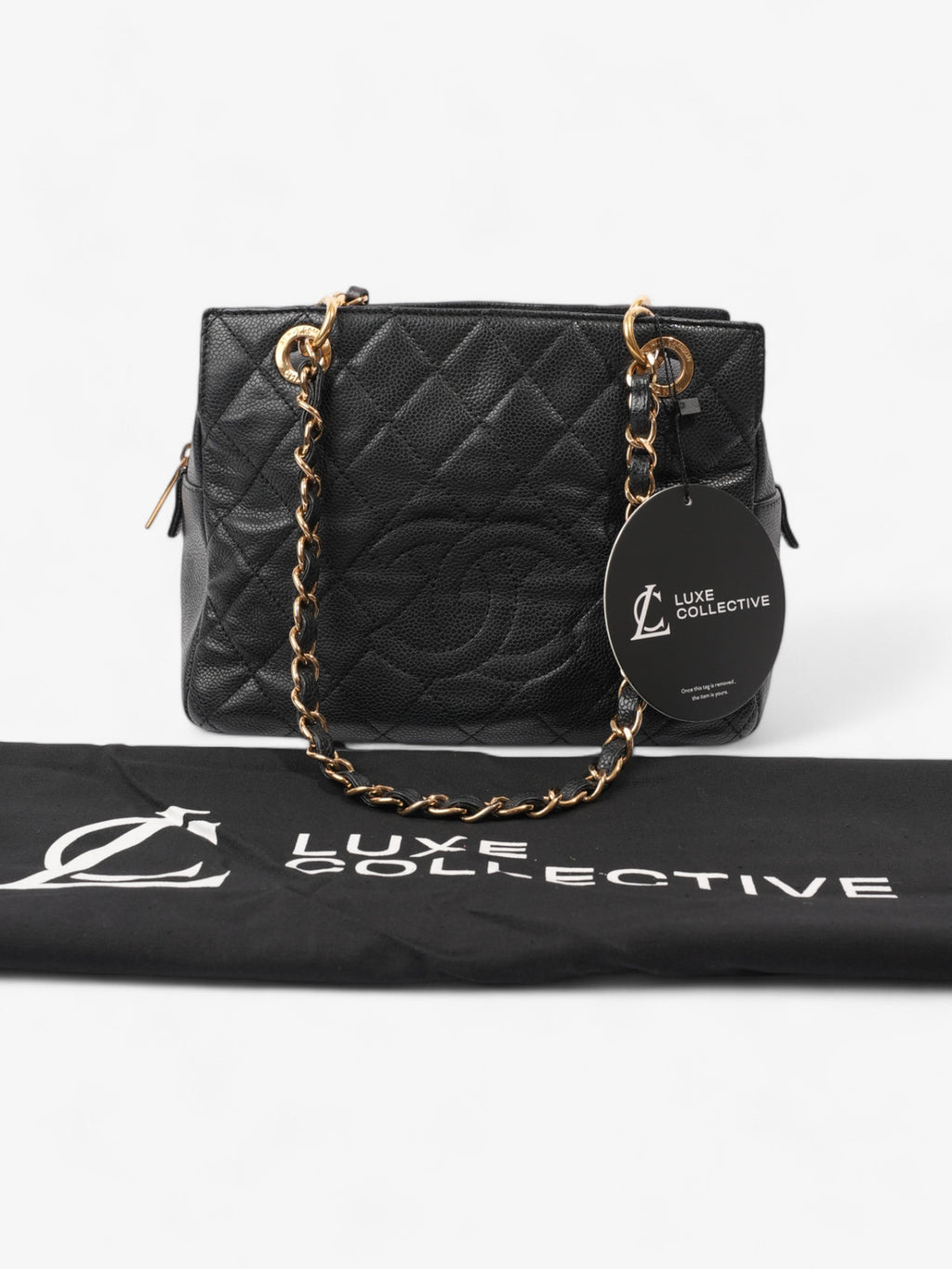 Chanel Timeless Tote Black Caviar Leather Petite