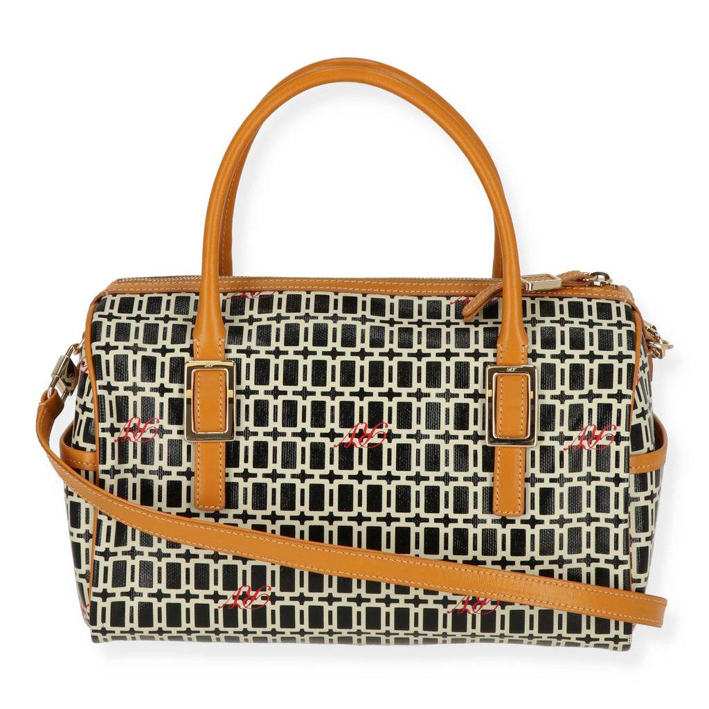 Roger Vivier Womens Black/Orange Handbag