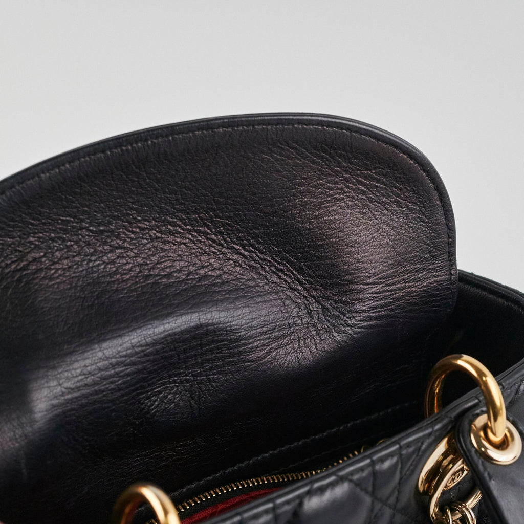 Dior Lady Dior ABC Small Black