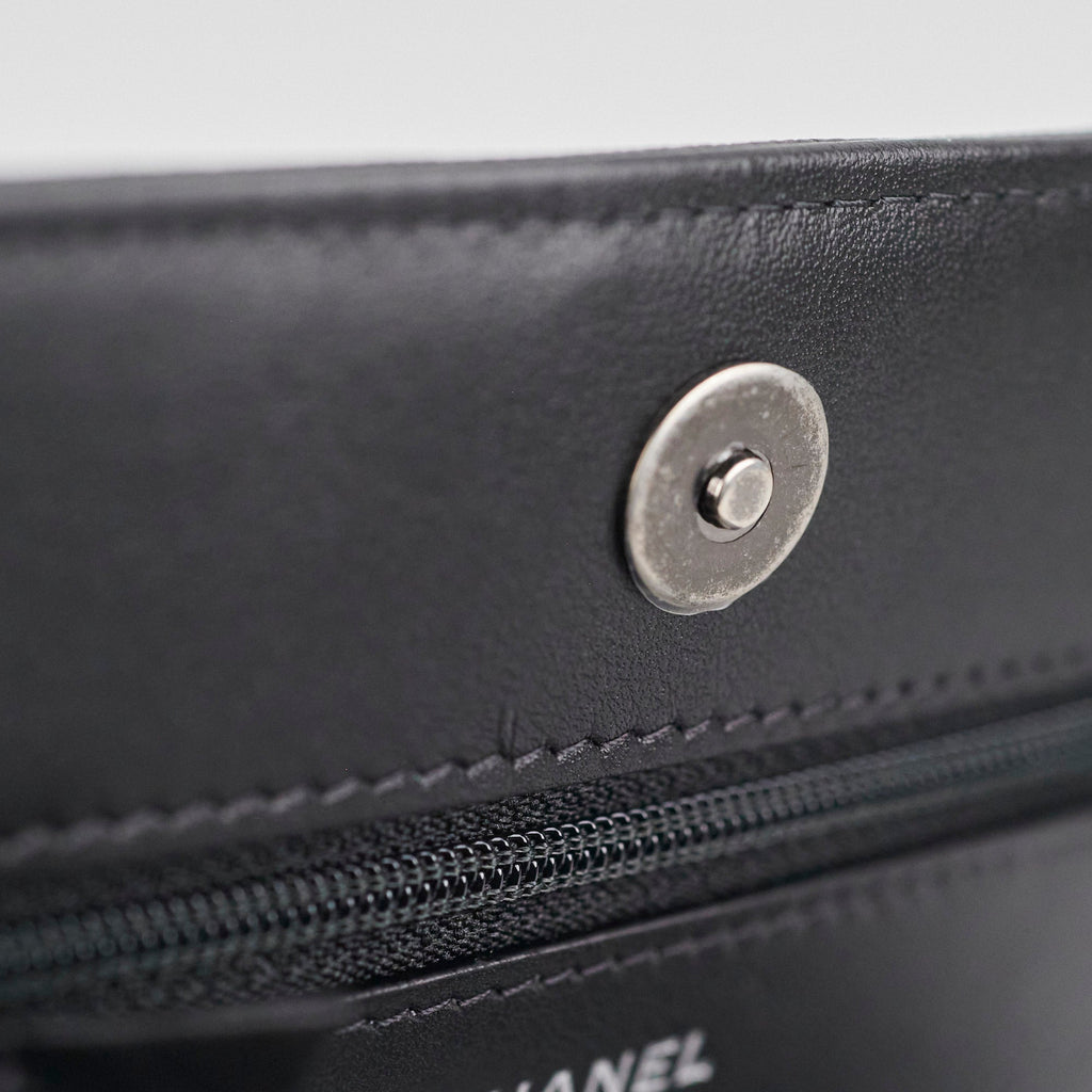 Deal of The Week - Chanel Boy Caviar Black Wallet On Chain WOC