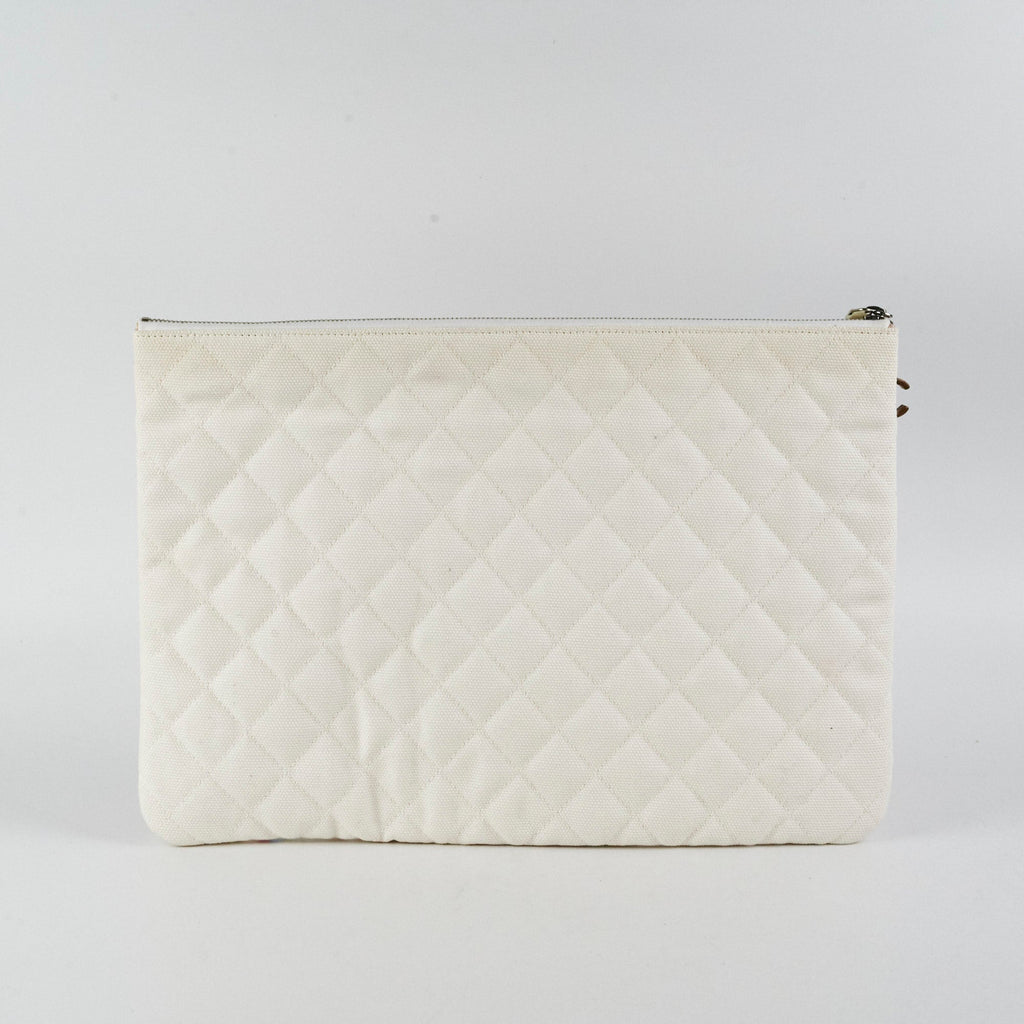 Chanel Coco White Pouch