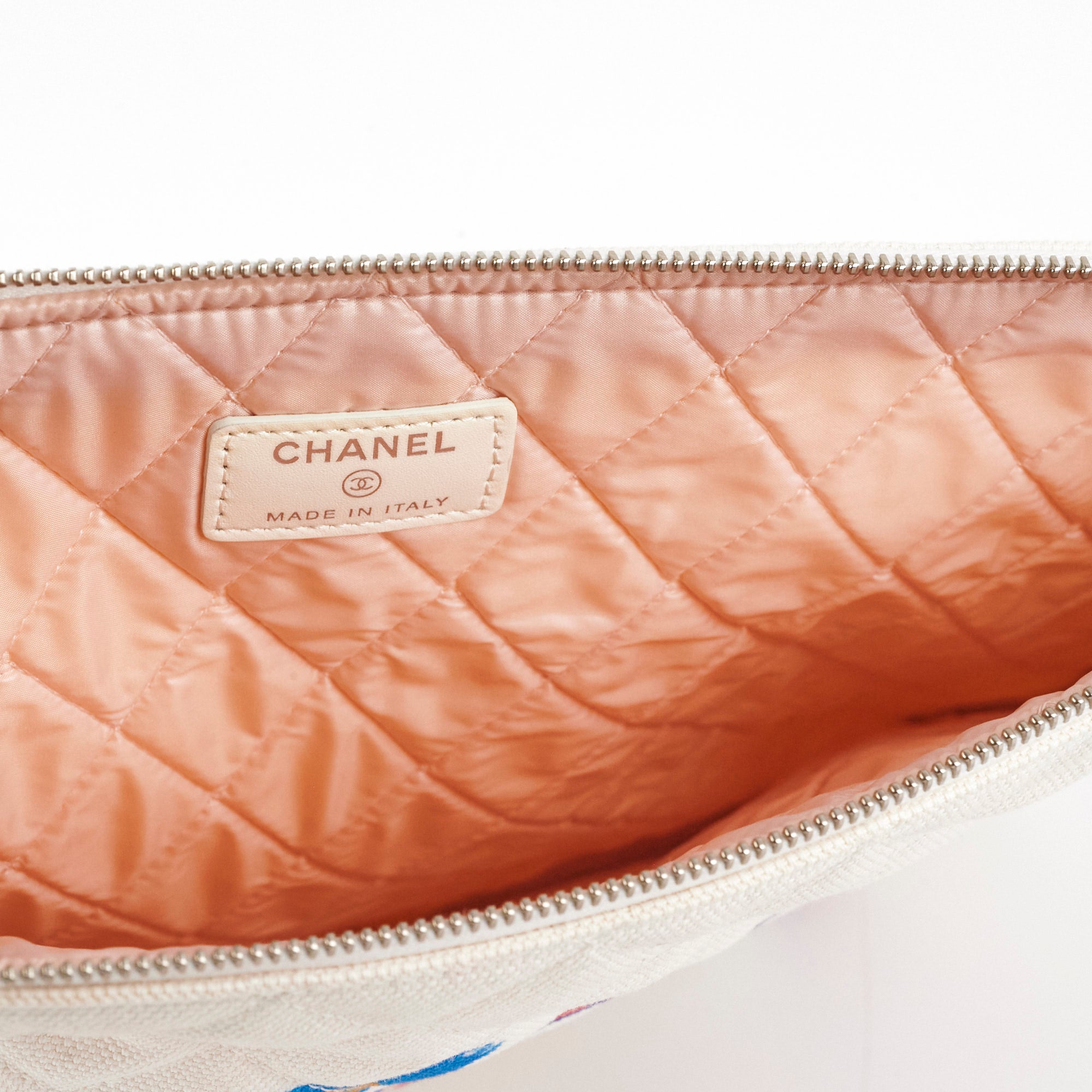Chanel Coco White Pouch