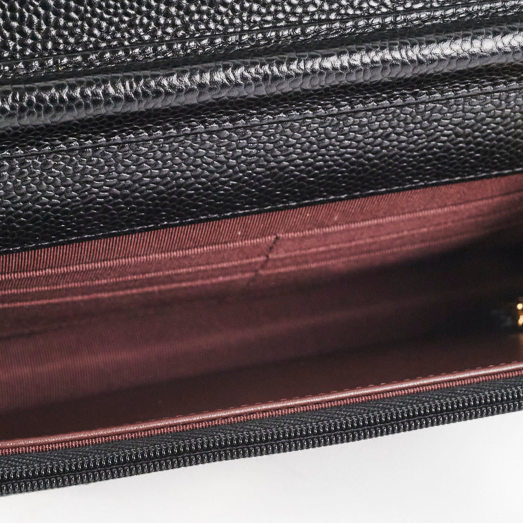 Chanel Wallet On Chain Caviar Black