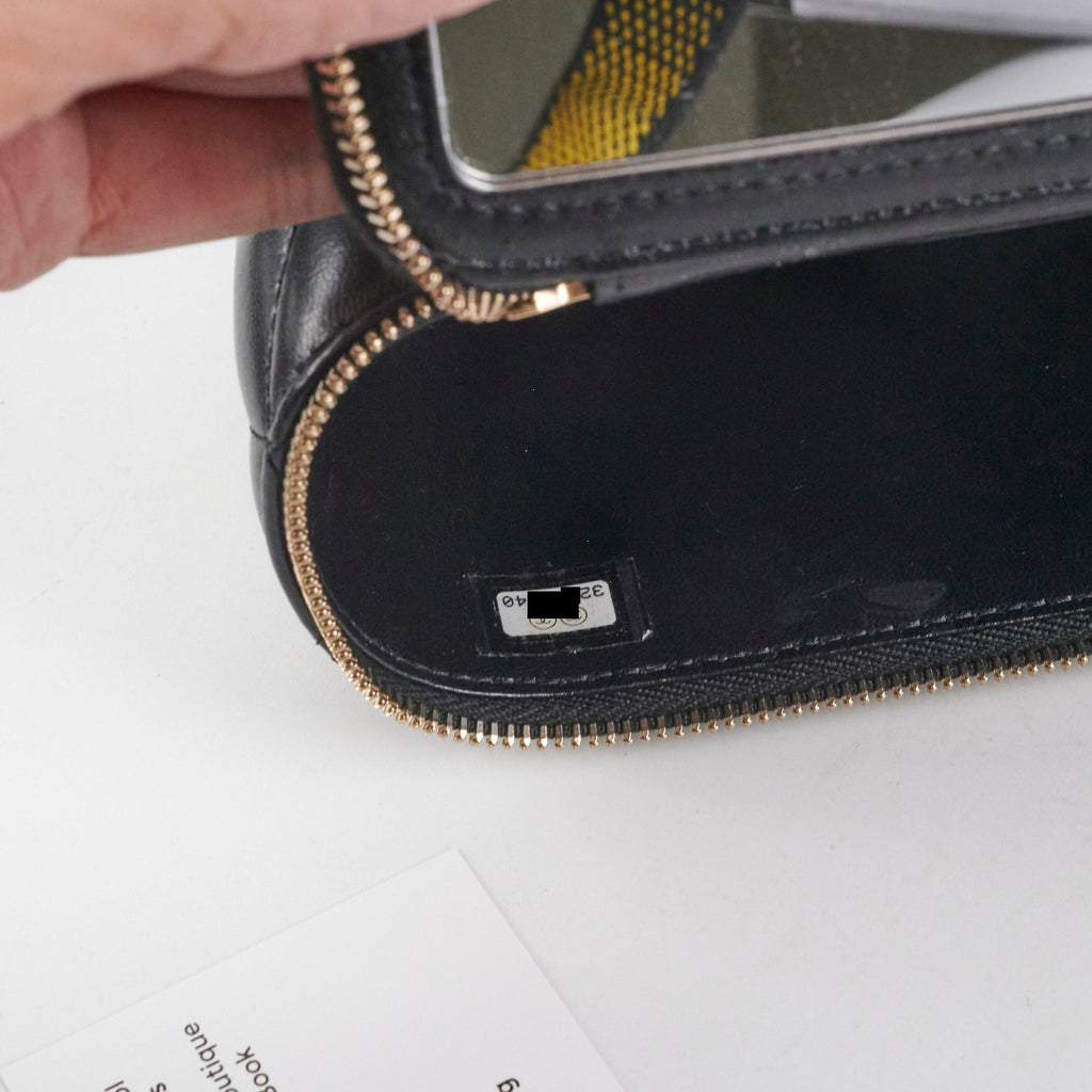Chanel Seasonal Vanity Top Handle Black