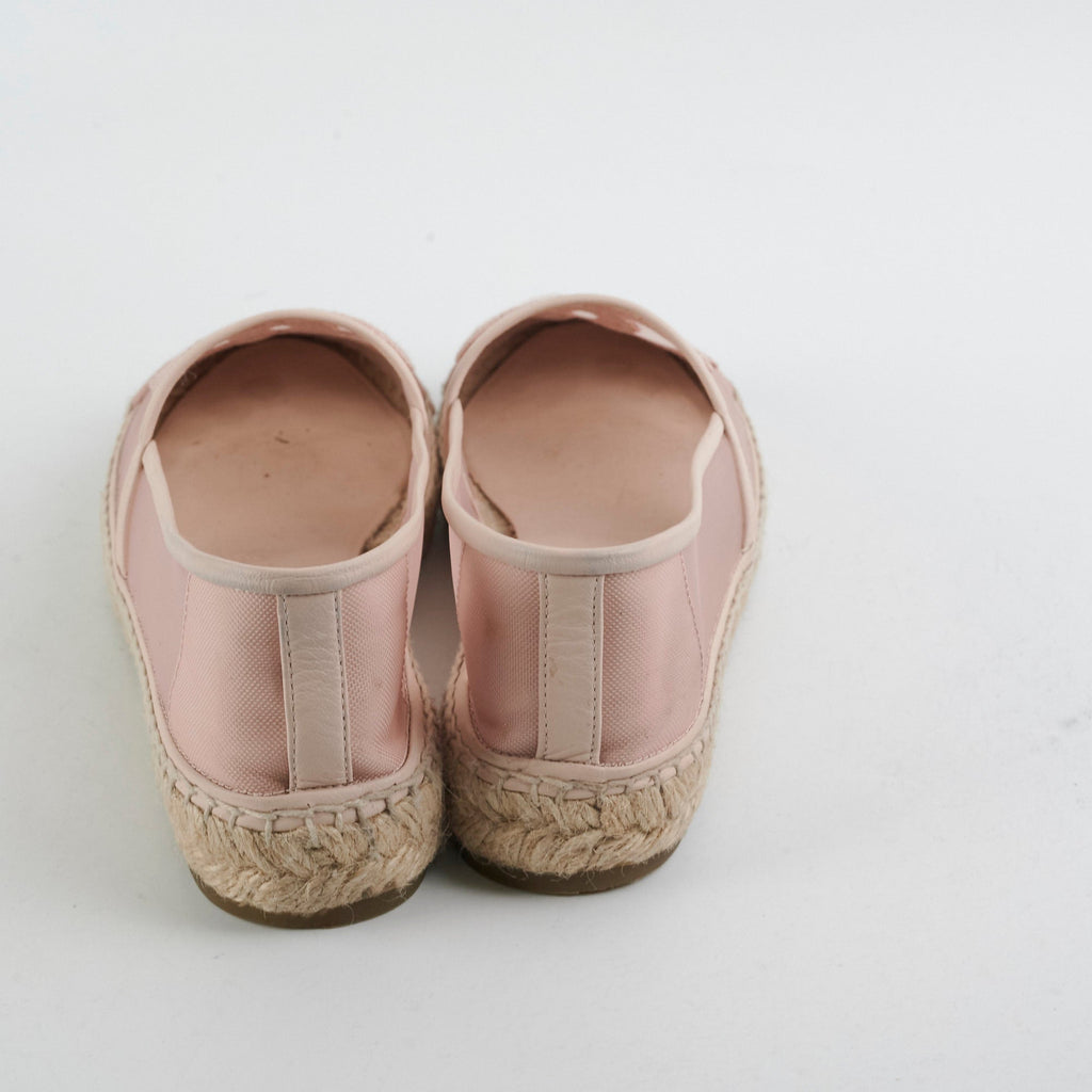 Chanel Pink Cord Cruise Espadrilles Size 36