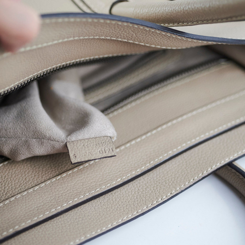 Celine Micro Luggage Tote Beige