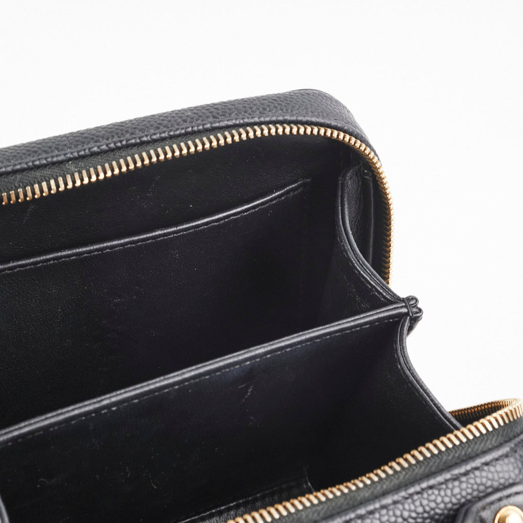 Chanel Filigree Small Caviar Vanity Black