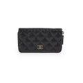 ITEM 14 - Chanel Wallet Zip Wallet Black