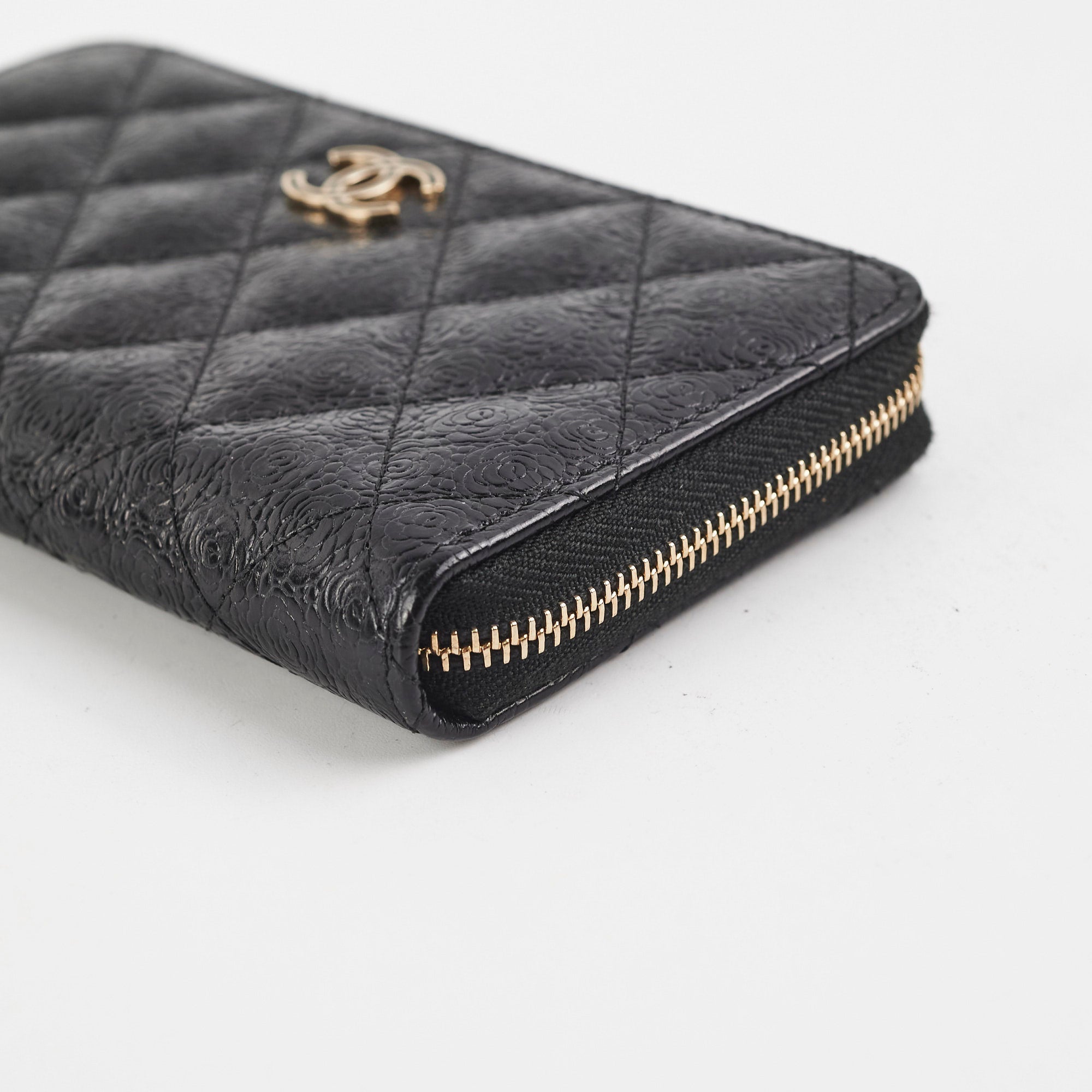 ITEM 14 - Chanel Wallet Zip Wallet Black