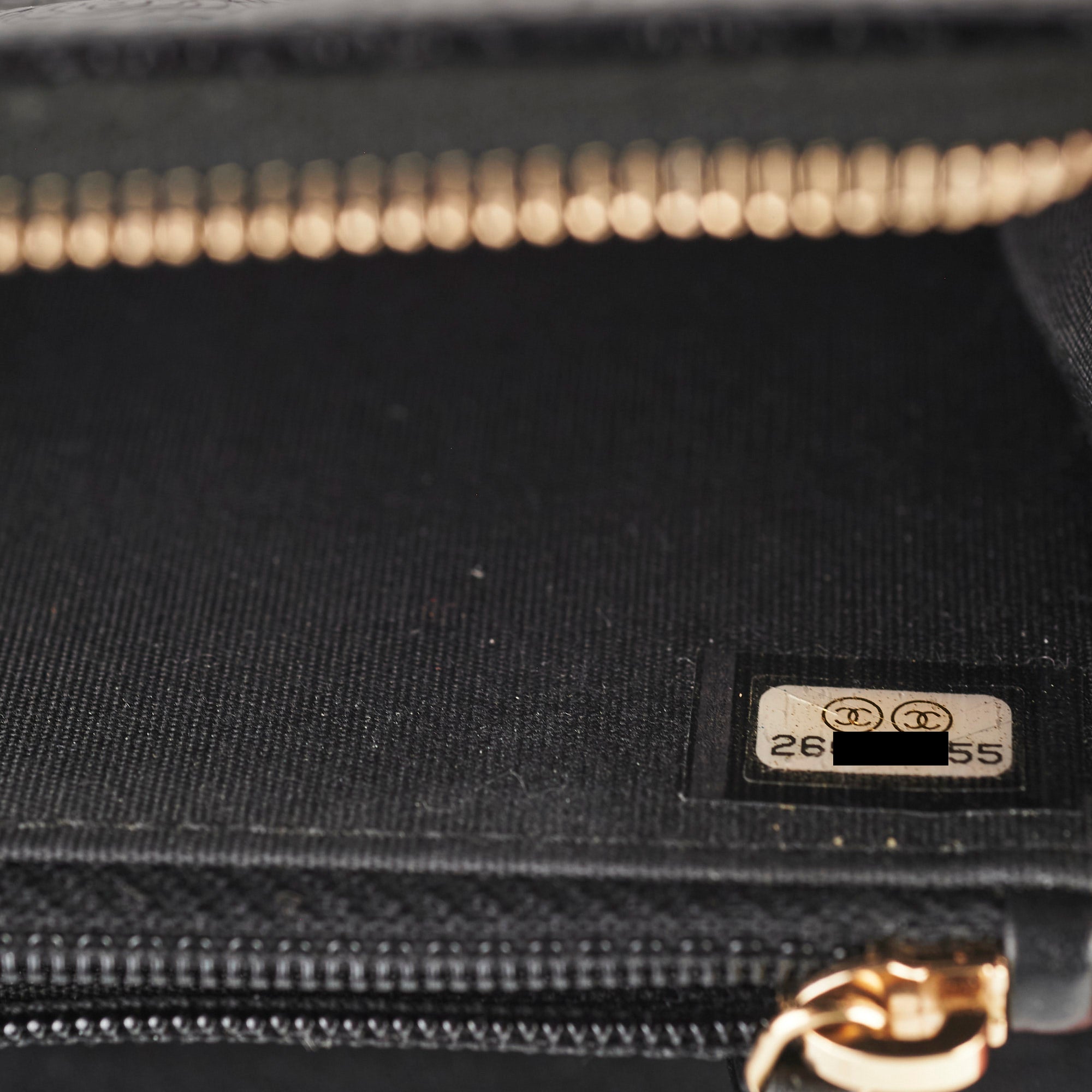 ITEM 14 - Chanel Wallet Zip Wallet Black