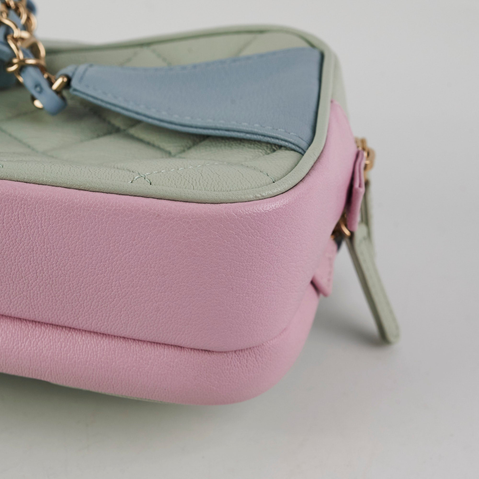 Chanel Goatskin Quilted Waist Bag Pastel