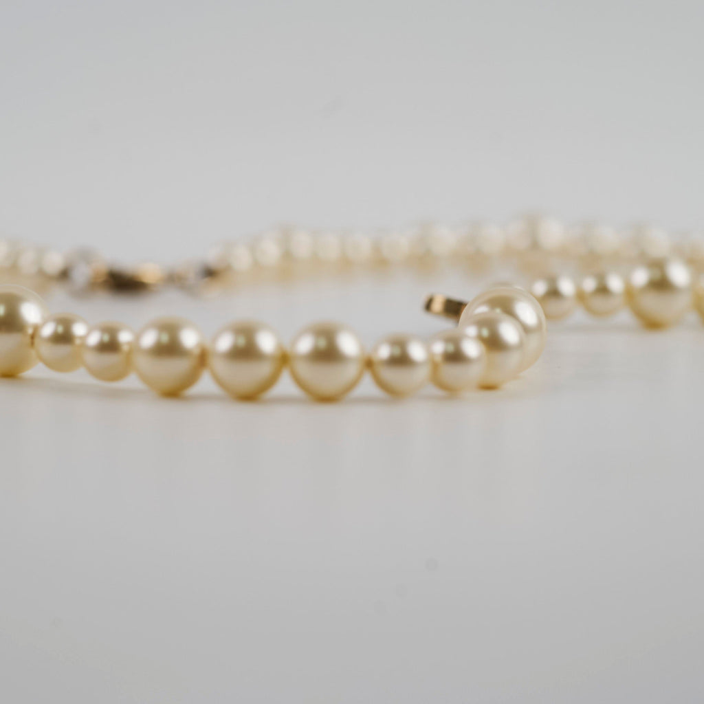 Chanel Pearl Long CC Logo Necklace Costume Jewellery