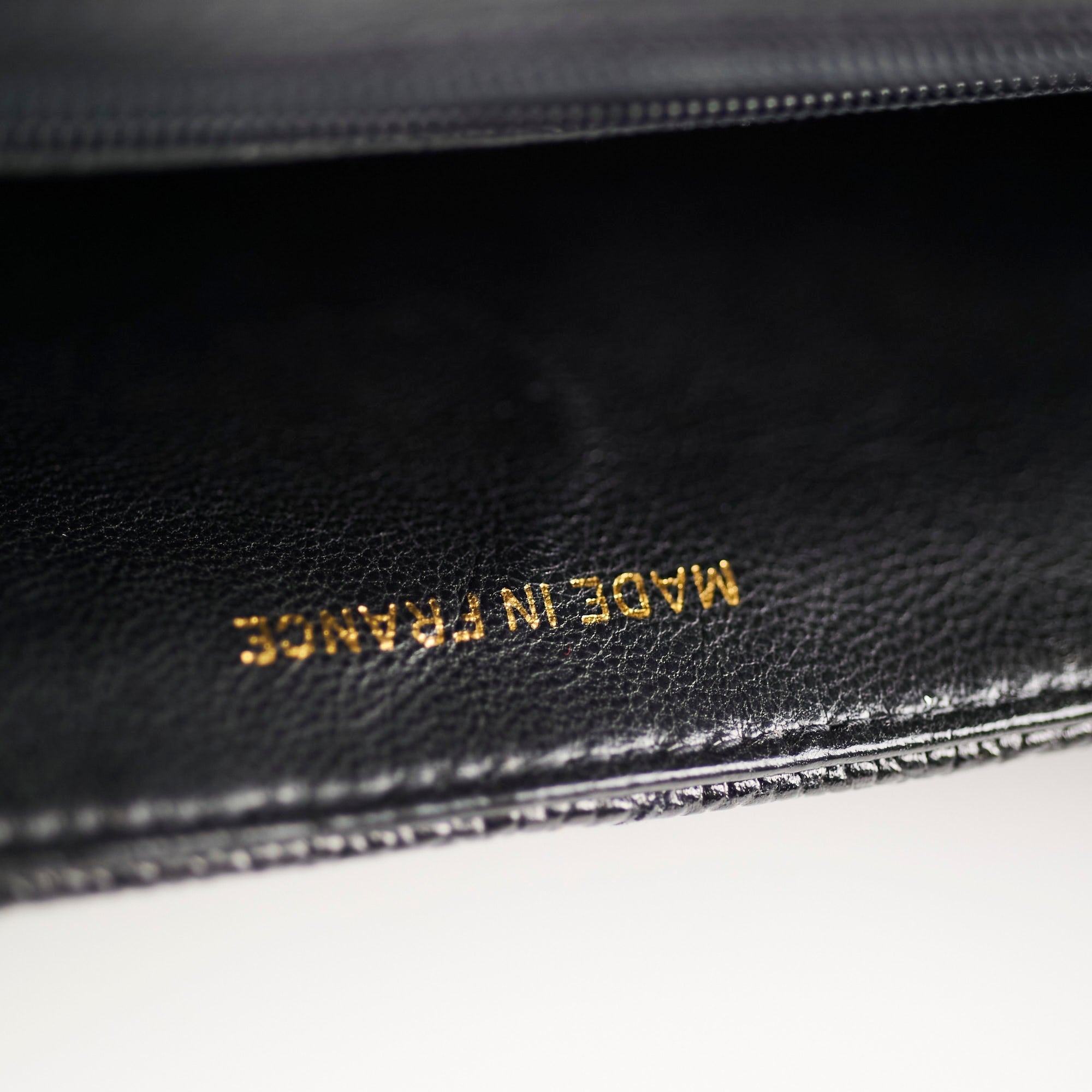 Chanel Vintage Jumbo Single Flap Diagonal Quilted Caviar Black