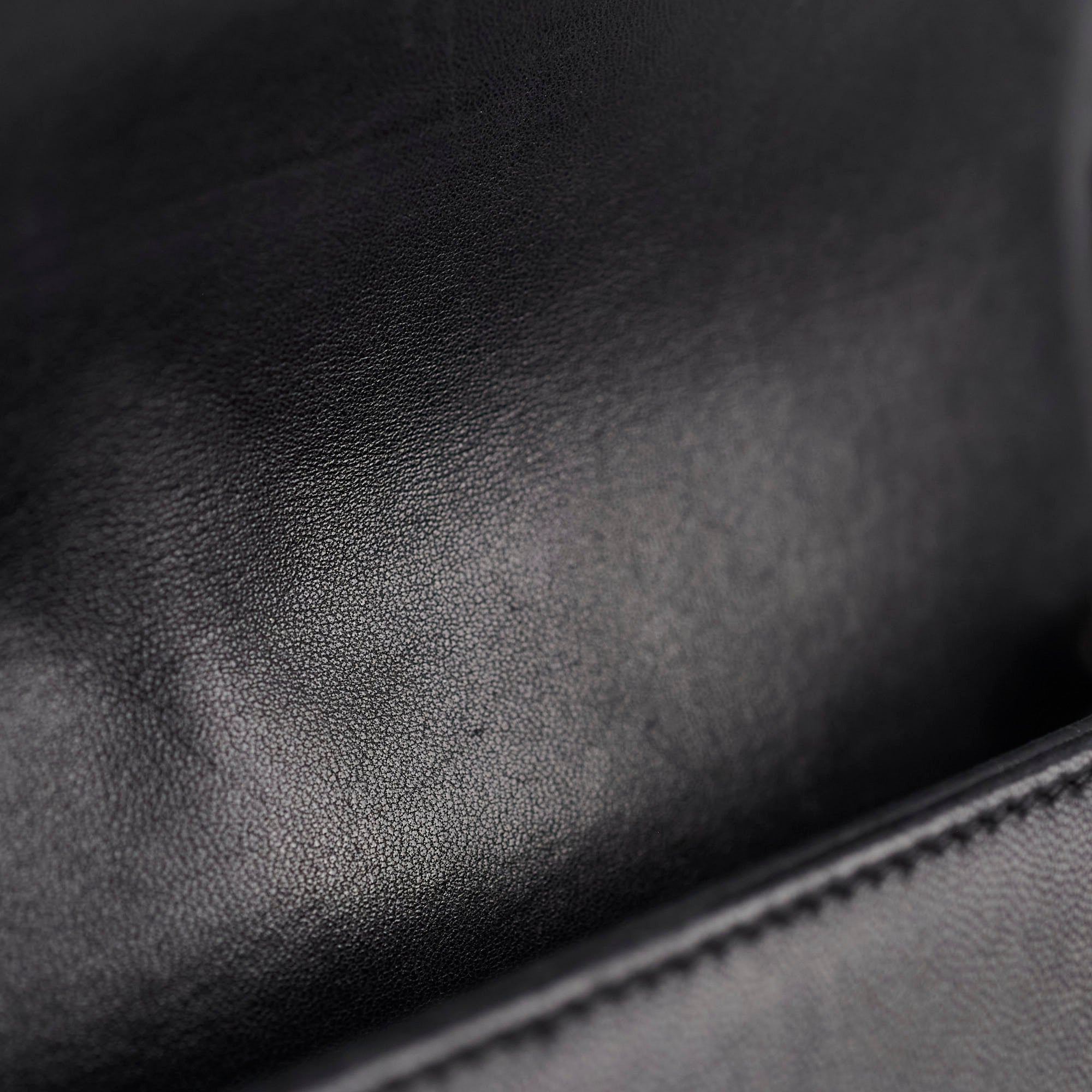Chanel Old Medium Boy Lambskin Black