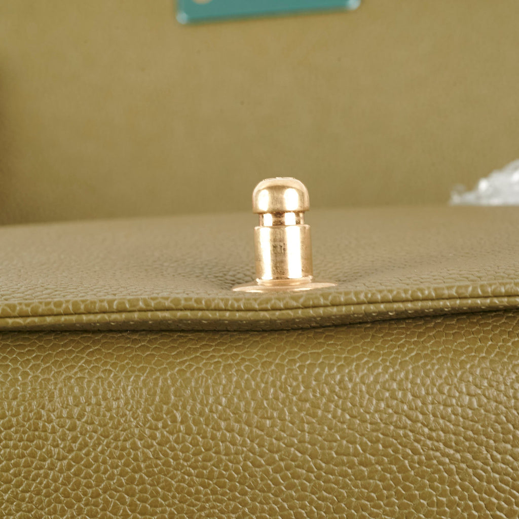 Chanel Cuba Small Boy Khaki Caviar - Series 23