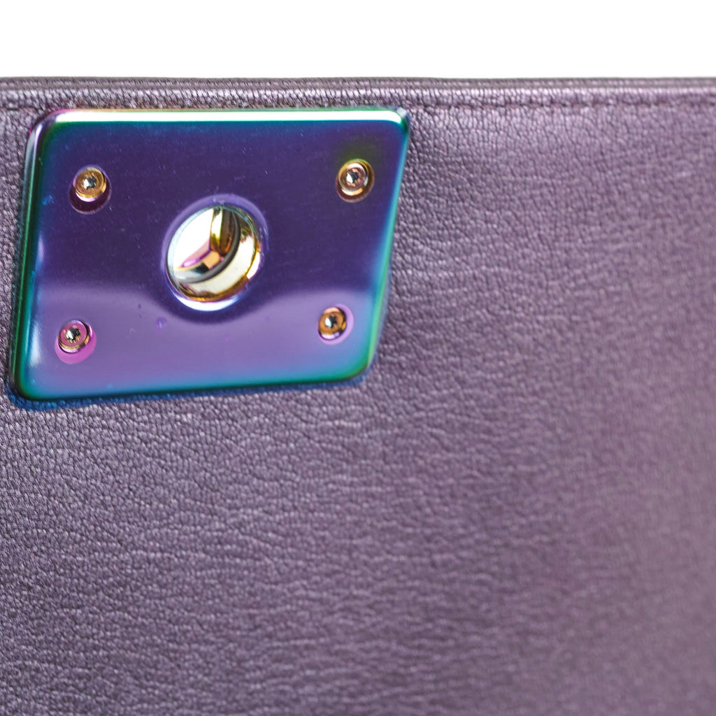 Chanel Small Boy Mermaid Purple Iridescent - Series 21