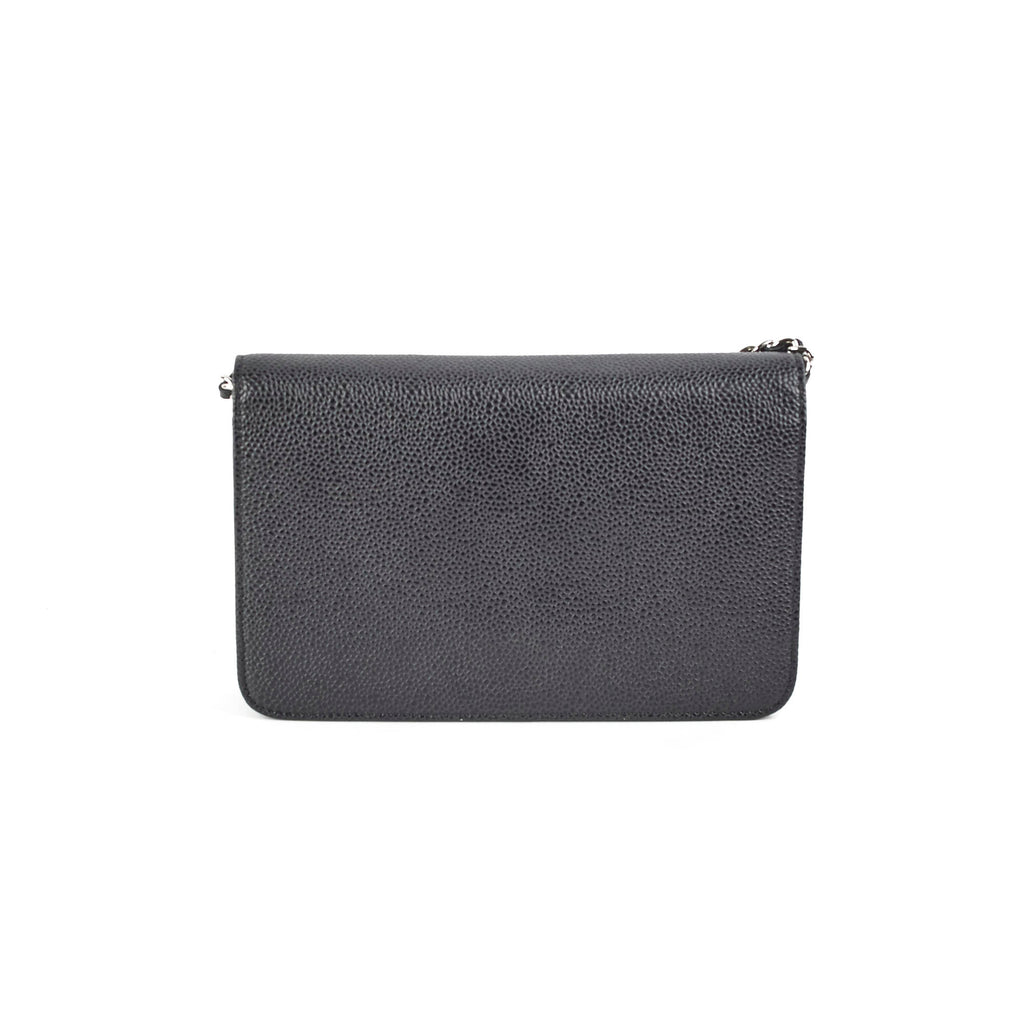 Chanel Wallet On Chain WOC Caviar Black - Series 17