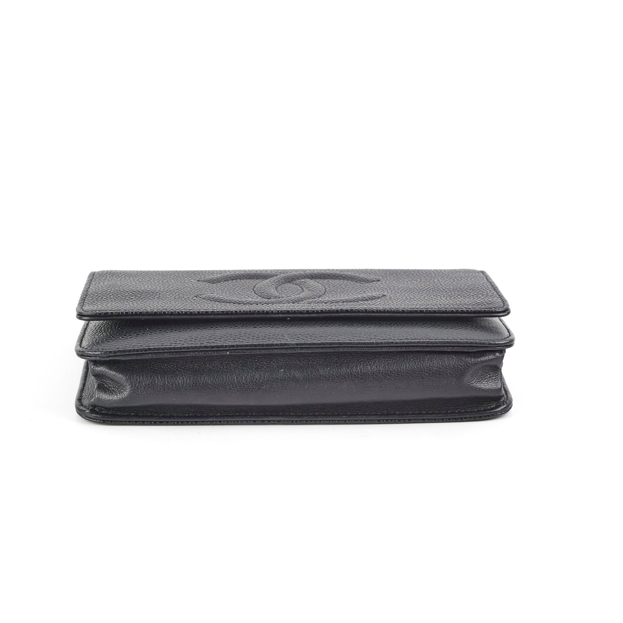 Chanel Wallet On Chain WOC Caviar Black - Series 17