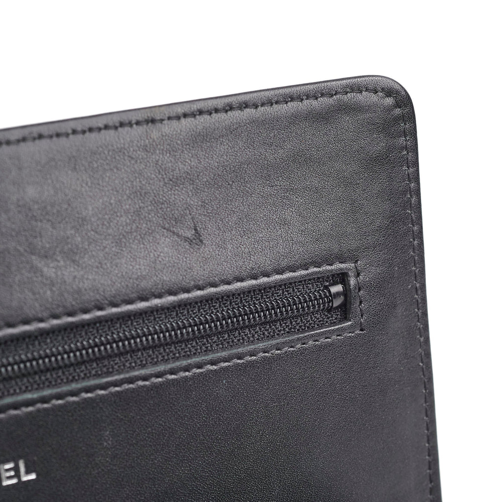 Chanel Wallet On Chain WOC Caviar Black - Series 17