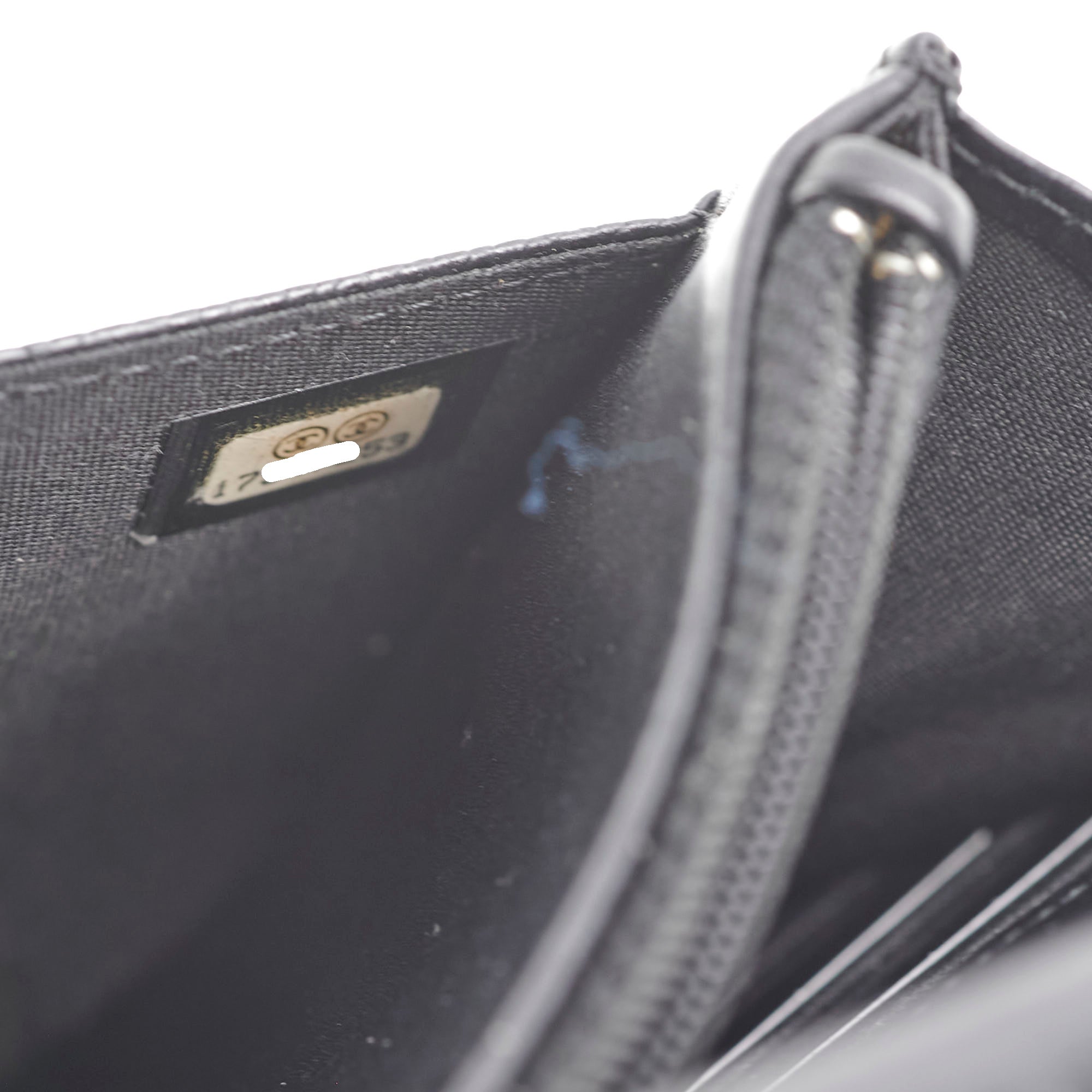 Chanel Wallet On Chain WOC Caviar Black - Series 17