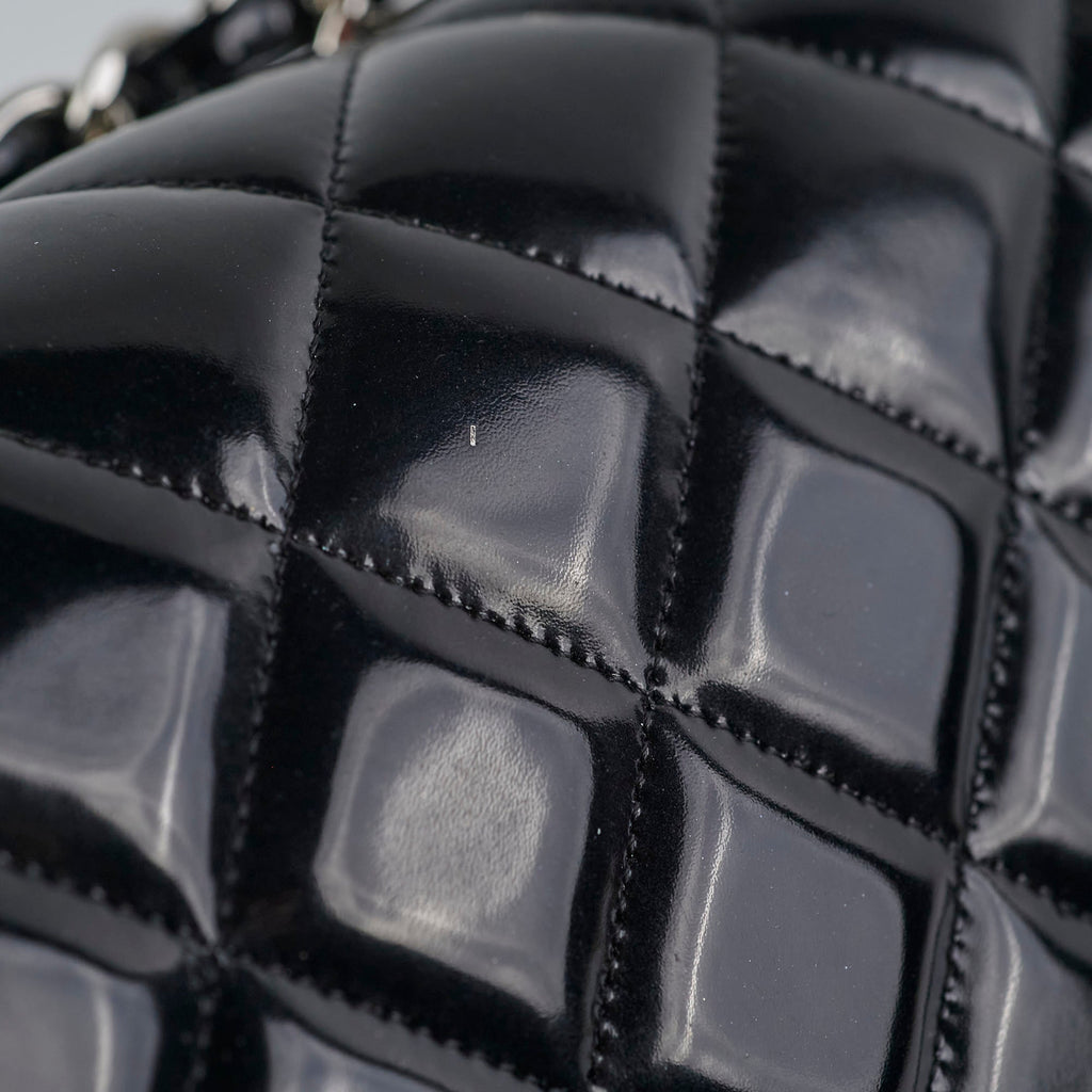 Chanel Maxi Patent Flap Black 20 Series