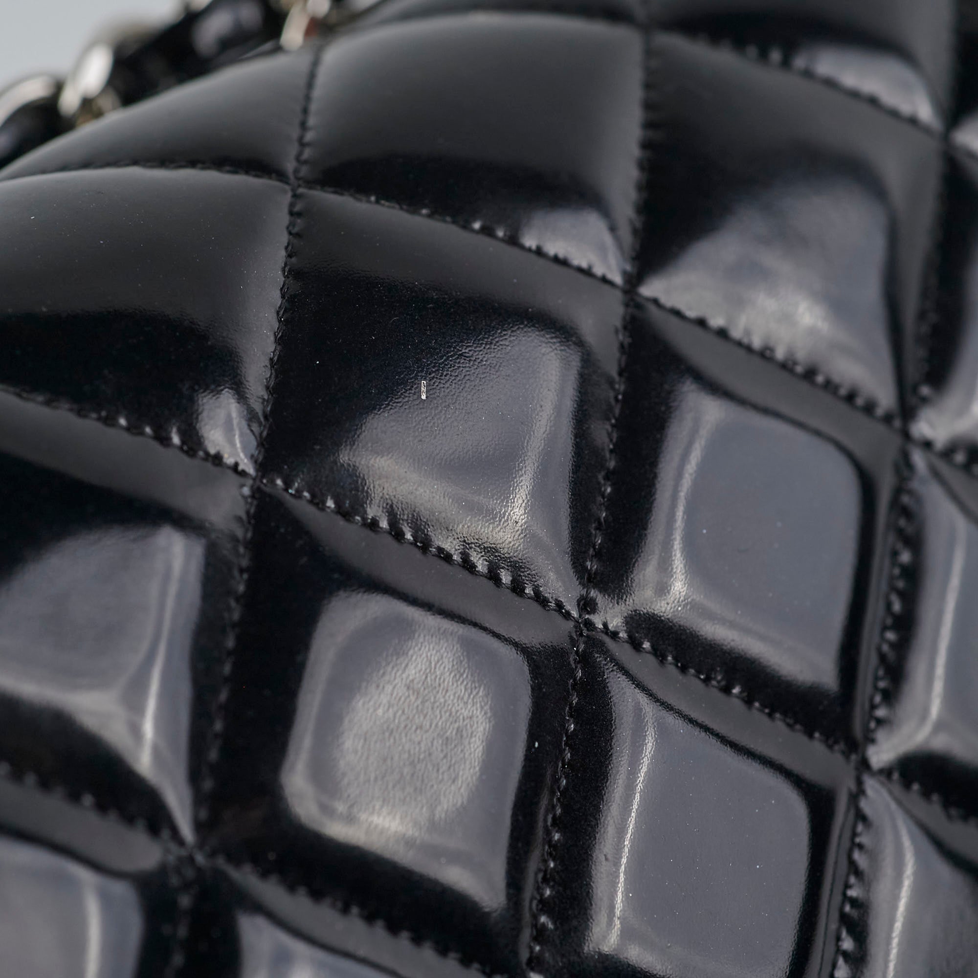 Chanel Maxi Patent Flap Black 20 Series