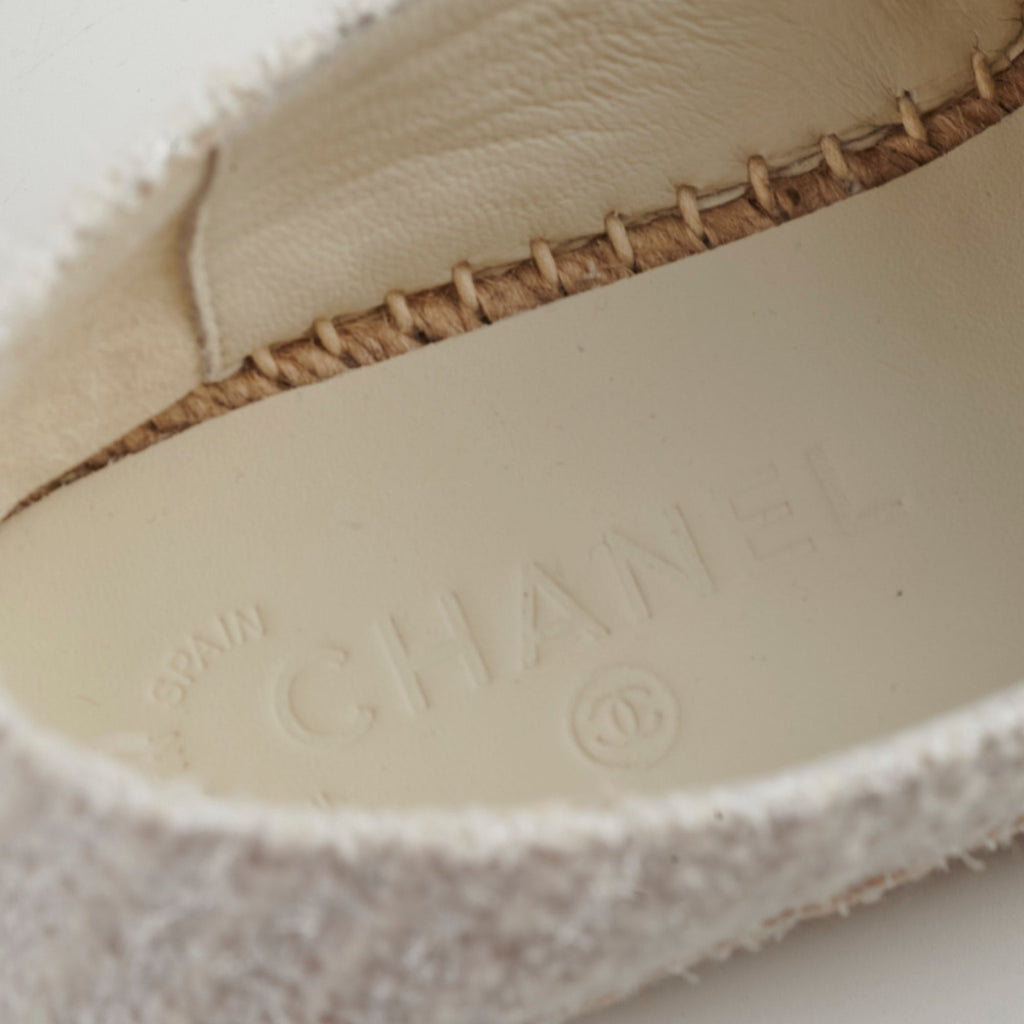 Chanel Espadrilles White Size 38