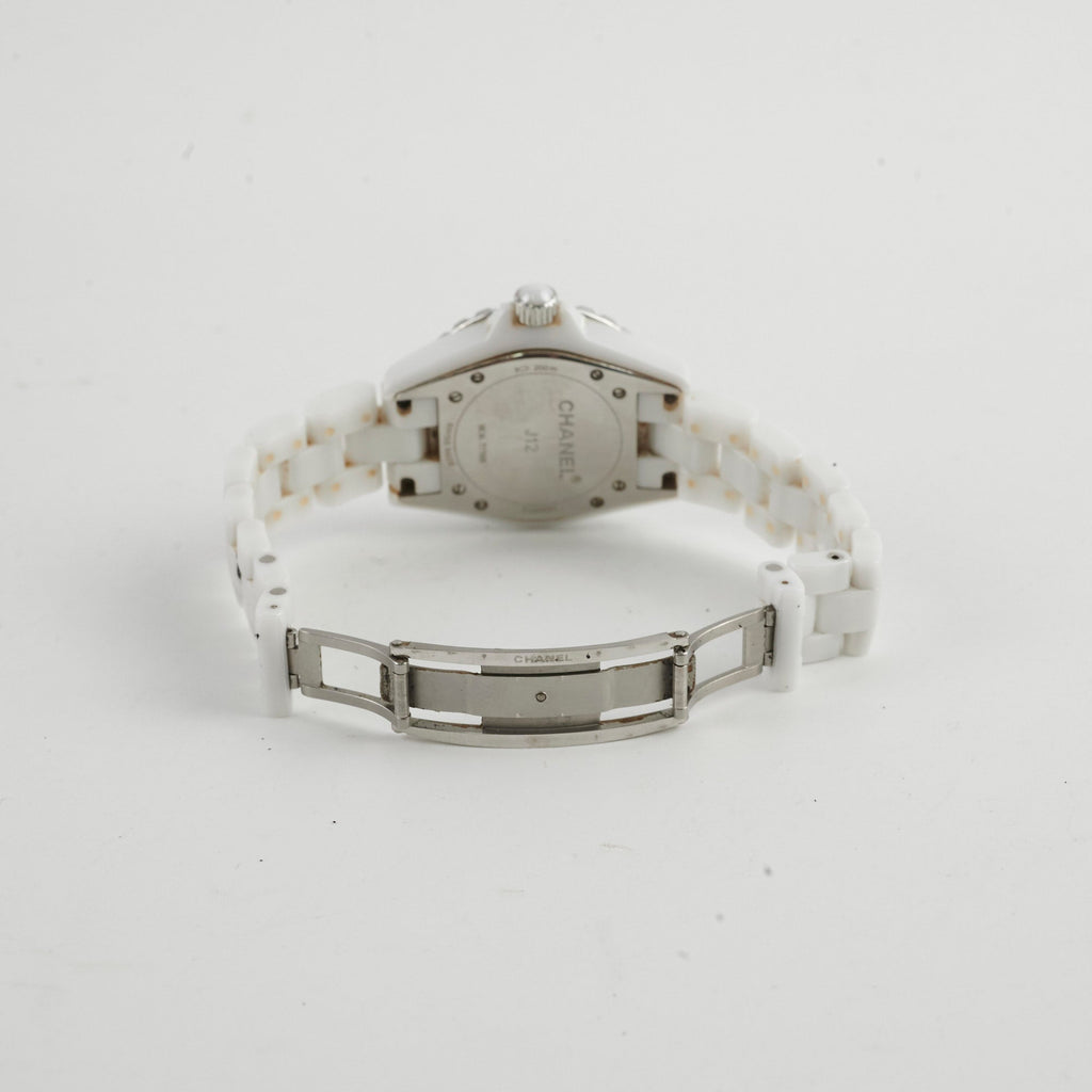 Chanel J12 White Diamond Ladies Watch