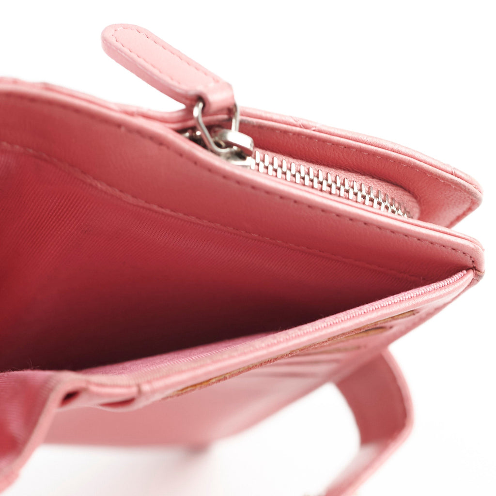 Chanel Compact Wallet Pink