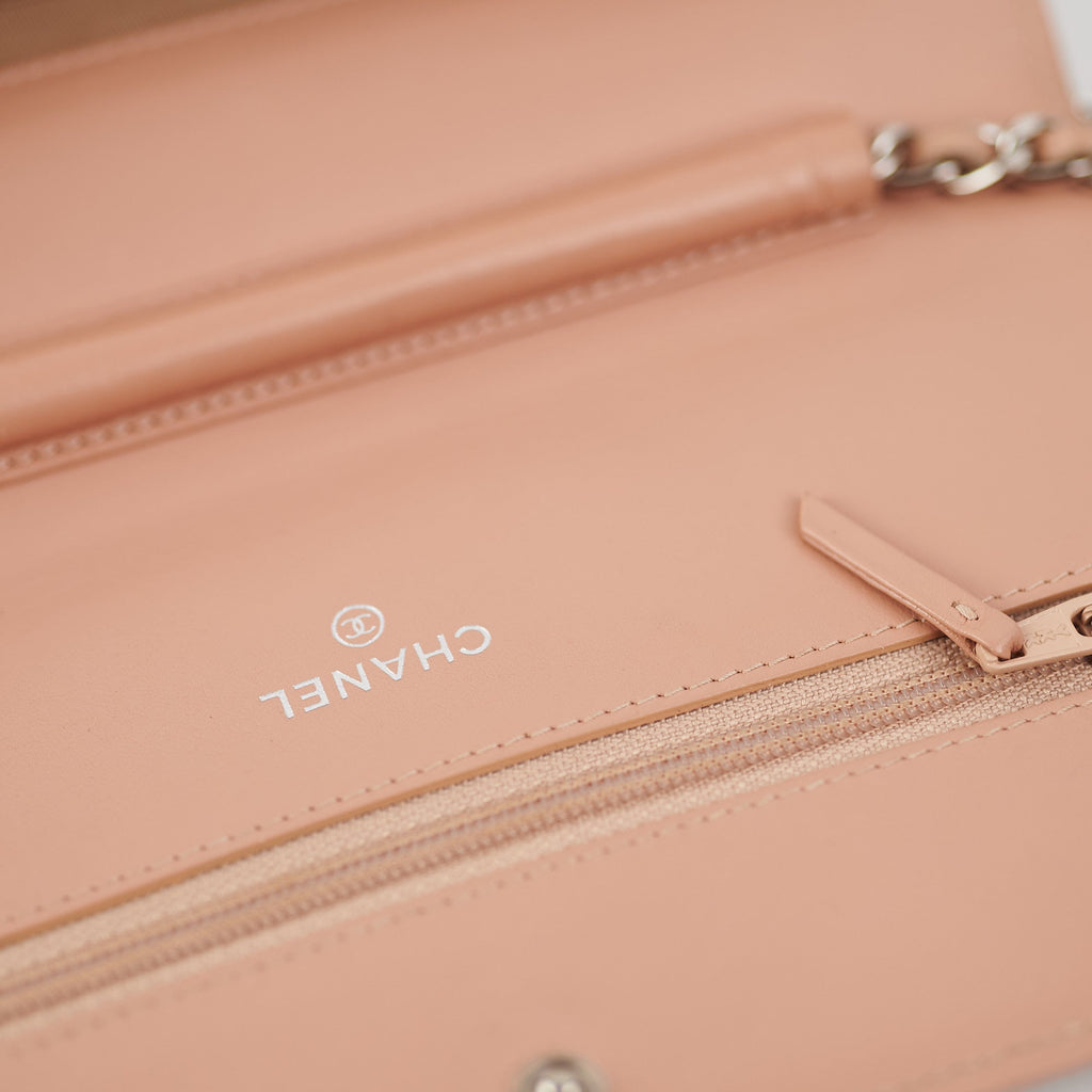 1/7 DOTD- Chanel Caviar Wallet on Chain WOC Beige