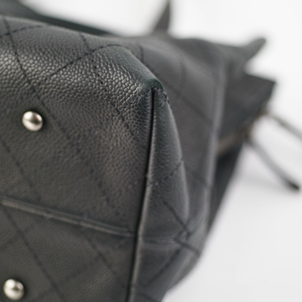Chanel Urban Shopping Tote Caviar Black