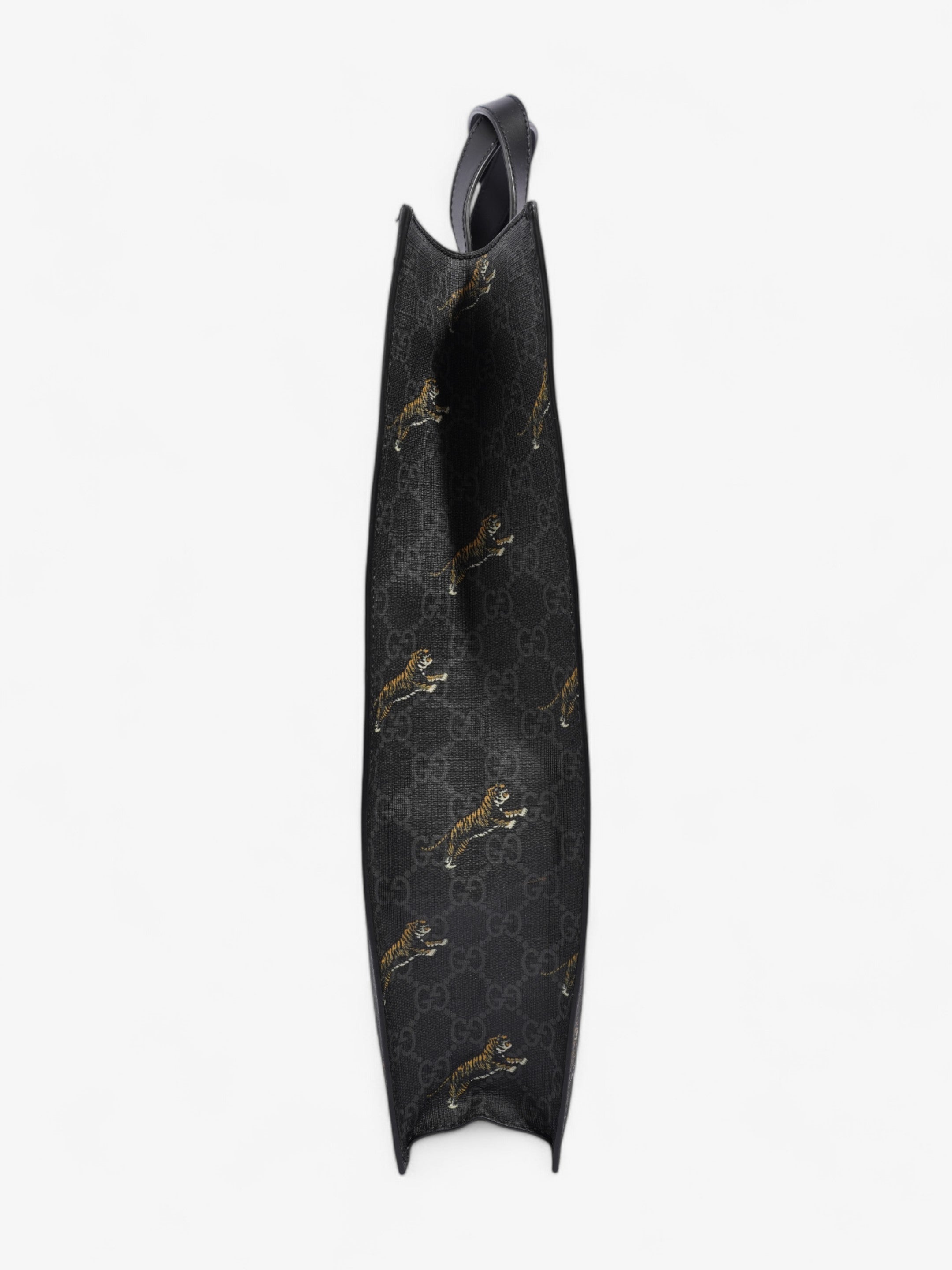 Gucci Bestiary Tote in Tiger Black Coated Canvas