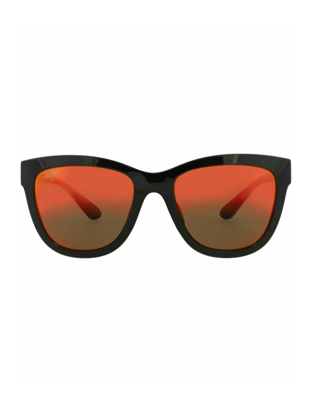 Maui Jim Womens Square/Rectangle Black Black Lava Fashion Designer Eyewear